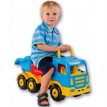 Мега БОЛЬШОЙ САМОСВАЛ Wader DRIVEN PUSH 3IN1 Auto