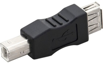 Adapter przejściówka USB gniazdo A - USB wtyk B