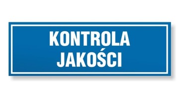 Naklejka samoprzylepna PCV - OPN-65 - KONTROLA JAKOŚCI
