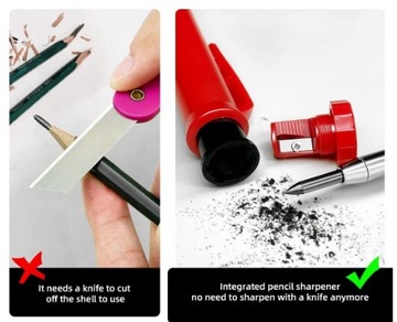 Automatyczny Ołówek budowlany znacznik stolarski