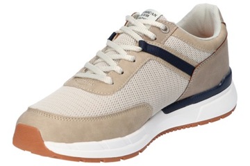 AMERICAN CLUB RH137 SOLIDNE ADIDASY BUTY SPORTOWE PÓŁBUTY MĘSKIE BEŻOWE 46