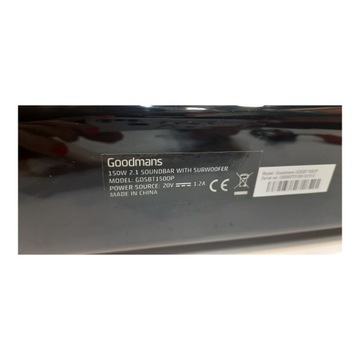 GOODMANS Сабвуфер + Саундбар