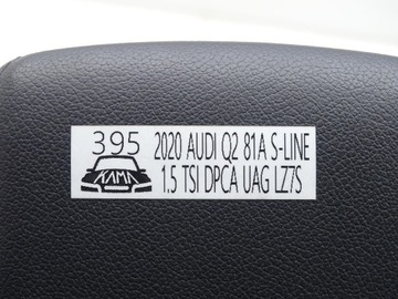 LOKETNÍ OPĚRKA CENTRÁLNÍ TUNELU KŮŽE KOŽENÝ AUDI Q2 81A 81A864283G