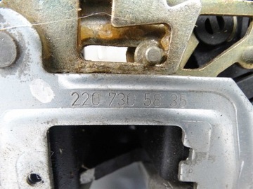 MERCEDES S TŘÍDA W220 ZÁMEK DVEŘE PRAVÝ ZADNÍ A2207305835