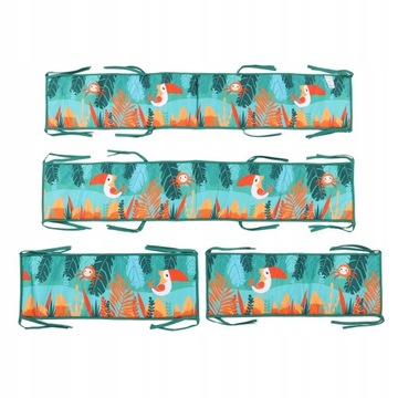 Osłona łóżka dla małych dzieci Drukowanie Bar