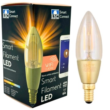 Inteligentna żarówka LED z żarnikiem LSC Smart Connect