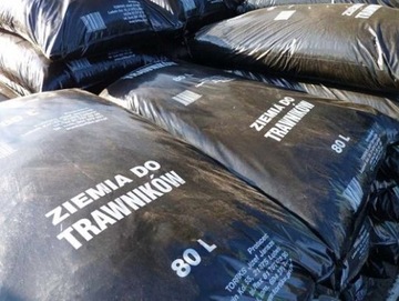 Ziemia Do Trawników 80L Torfiks POLSKI PRODUCENT WYSOKA JAKOŚĆ