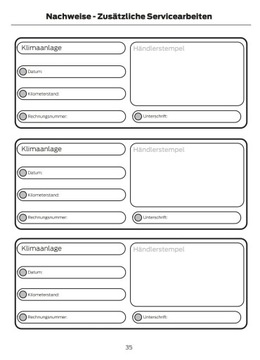 Немецкая сервисная книжка Ford 2019-2023 гг.