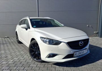 Mazda 6 III Kombi 2.2 SKYACTIV-D I-ELOOP 150KM 2015 Mazda 6 bezwypadekserwis aso1wlascicielorg lakierbiala perlajak nowa, zdjęcie 29