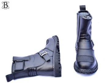 КОЖАНЫЕ БОТИНКИ HARLEY CHOPER RACE BOT KLN