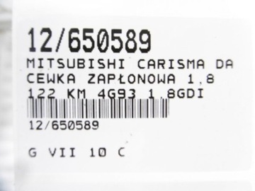 CARISMA DA CÍVKA ZAPALOVACÍ 1,8GDI