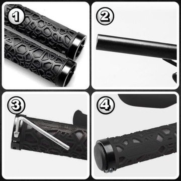 2x РУКОЯТКА НА РУЛЬ ДЛЯ ВЕЛОСИПЕДА. ПЕРЕКЛЮЧАТЕЛИ ДЛЯ ГОРНОГО ВЕЛОСИПЕДА.