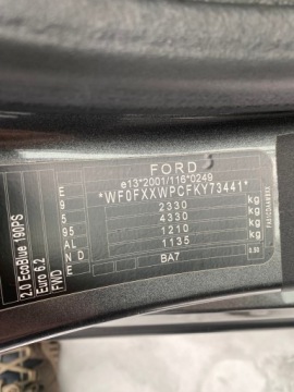 Ford Mondeo V Kombi Facelifting 2.0 EcoBlue 190KM 2020 Mondeo Vignale Lift Tylko105tkm2.0 190PS Kamera El. Fot. Panorama, zdjęcie 11