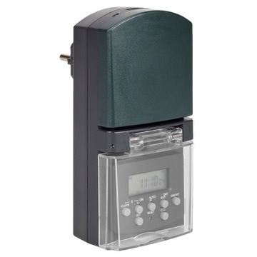 Czasowy włacznik zewnętrzny ogród lamp IP44 1800W