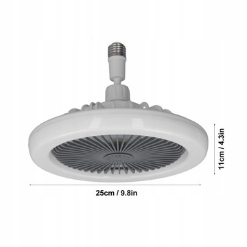 WENTYLATOR SUFITOWY WIATRAK PLAFON LED 30W