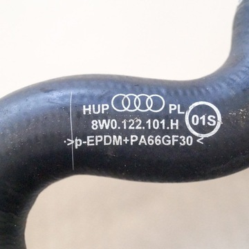 8W0122101H LEVÝ PŘÍVOD CHLADIČŮ AUDI A4 8W2 B9 2.0 TDI