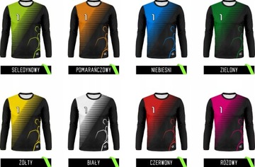 STRÓJ BRAMKARSKI KOMPLET BLUZA , SPODNIE TWÓJ NADRUK ROZMIAR 128
