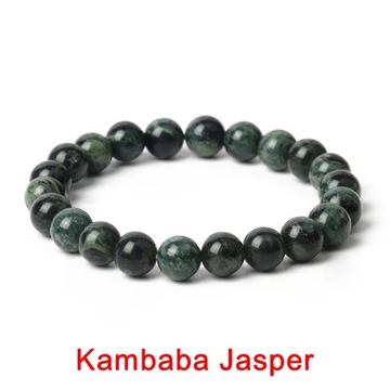 Handmade Elasticity Bracelet 4mm 6mm 8mm 10mm Natural Stone Smooth Round