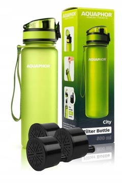 BIDON FILTR BUTELKA AQUAPHOR CITY GREEN + 3 WKŁADY
