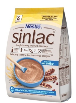 Nestlé Sinlac Безглютеновий продукт зерновий по 6. місяця 300 г