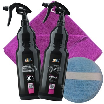 ADBL QD1 Quick Detailer 1L + Interior QD 1L zestaw do lakieru i do wnętrza
