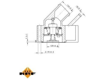 TERMOSTAT OPEL FRONTERA A 2.2