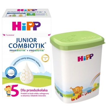 HiPP 5 JUNIOR COMBIOTIK,dla przedszkolaka+pojemnik