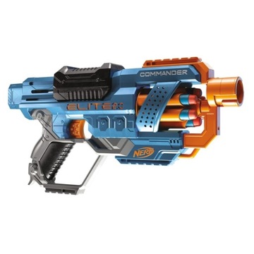 NERF COMMANDER RD-6 + ГЛУШИТЕЛЬ+ МИШЕНИ+ПОЛОСКА+СТРЕЛКИ