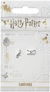Harry Potter náušnice sova Hedviga a list