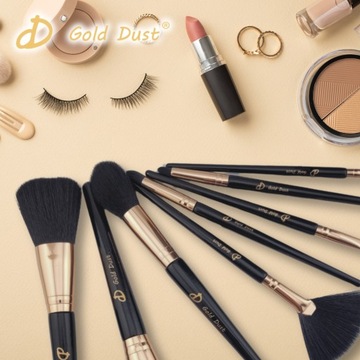 НАБОР ПРОФЕССИОНАЛЬНЫХ КИСТЕЙ ДЛЯ МАКИЯЖА, ЧЕРНЫХ В ТЮБИКЕ КИСТИ 9 В 1