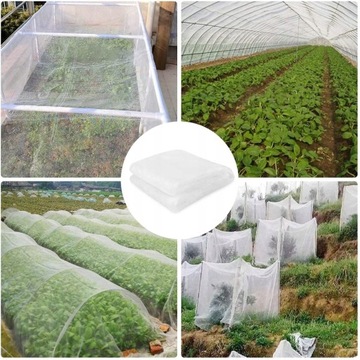 ЗАЩИТНАЯ СЕТКА ДЛЯ РАСТЕНИЙ, ОВОЩЕЙ, КУСТАРНИКОВ, КУРСОВ, ОТПУСКАТЕЛЬ НАСЕКОМЫХ, 2,5 х 6 м
