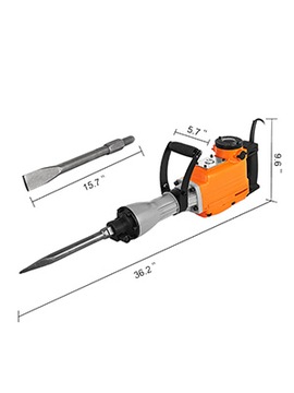 Отбойный молоток VEVOR 65А 1500Вт + 2 резца