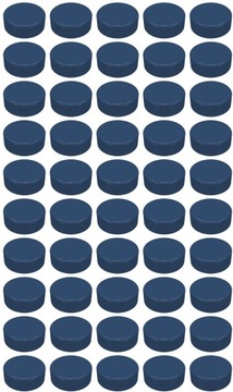 Lego 98138 Tile Round 1x1 Dark Blue 50szt. Nowe