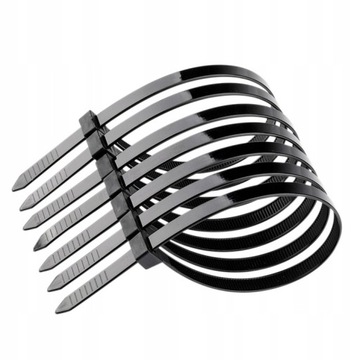 СВЯЗИ-ЗАЖИМЫ ЧЕРНЫЕ 100 ШТ 2,5х200