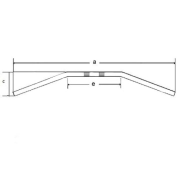 TRW MOTO HANDLEBARS DIA 25.4 MM STEEL CHROME