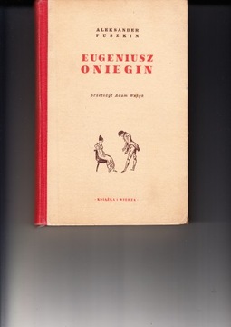 Eugeniusz Oniegin Aleksander Puszkin 1952r.