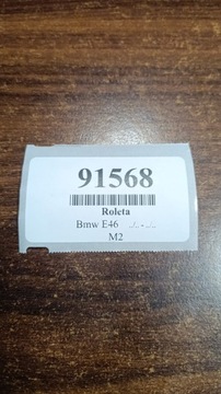BMW E46 KOMBI ROLETA KUFRU