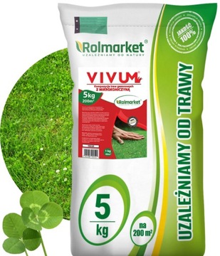 Trawa mieszanka nasion traw z mikrokoniczyną wieloletnia VIVUM 5kg NATURA