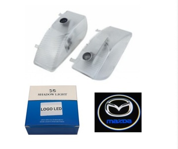 MAZDA 6 LED Projector logo drzwi komplet 2X