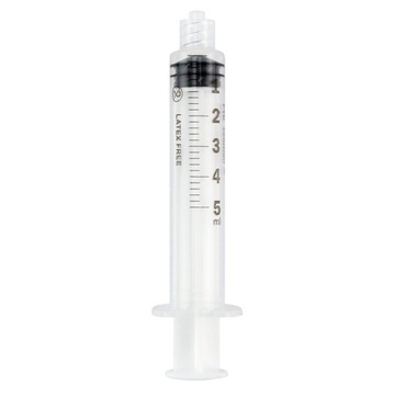 НАБОР 50X ШПРИЦОВ С ЗАМКОМ ЛЮЭРА 5 мл