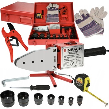 ZGRZEWARKA DO RUR ZGRZEWANIA PCV PP 2700W ZESTAW