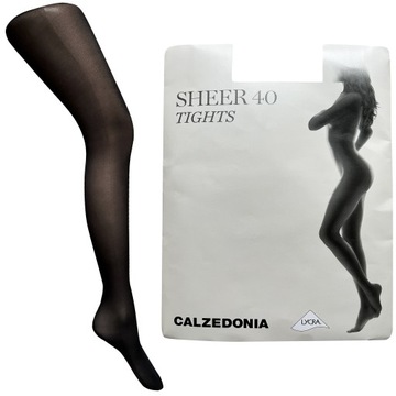 CALZEDONIA rajstopy SHEER 40 DEN TIGHTS Tg 5 XL