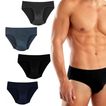 4xSLIPY MAJTKI MĘSKIE BAMBUSOWE antybakteryjne 3XL