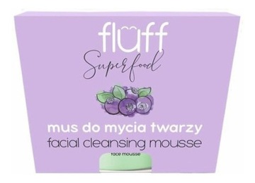 Fluff Mus do oczyszczania twarzy leśne jagody 50ml