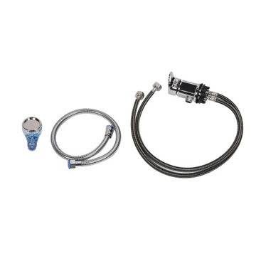 Набор с распылителем для шампуня 70 см. Смеситель 70 см. Мягкий шланг JE