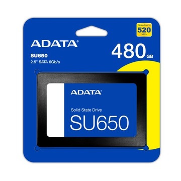 Dysk SSD Adata SU650 480GB SATA3 3D NAND