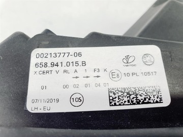SKODA KAMIQ 658 19-23R LEVÝ SVĚTLO PŘEDNÍ FULL LED ORIG EU !