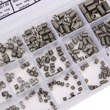 КОМПЛЕКТ ВТУЛОК СО СТАЛЬНОЙ РЕЗЬБОЙ M3 M4 M5