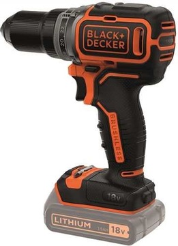 ЧЕРНАЯ + ОТВЕРТКА DECKER 18V ​​BL186N 52Nm BL
