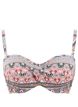 Eclectic Boho bandeau Panache Swim 80/36E (UK)